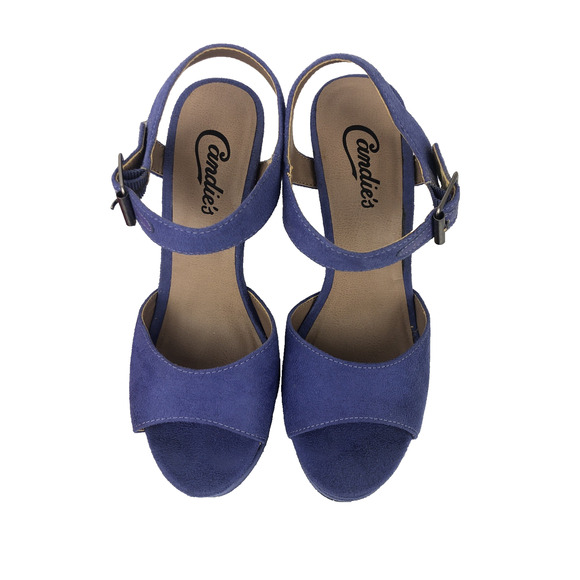 Candies Women's High Heel Pumps Size 6.5 Purple Suede Catagan Lavendar 4" Heel - Picture 6 of 12